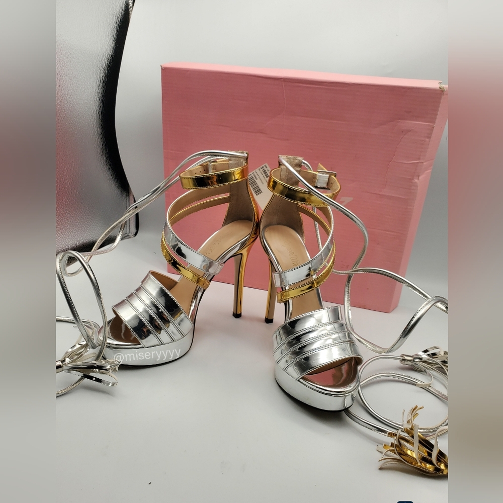 *WORN* DEADSTOCK In Box Dolls Kill/Sugar Thrillz Heels